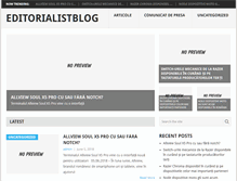 Tablet Screenshot of editorialistblog.com